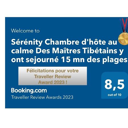 ムジャンSerenity Chambre D'Hote Au Calme Des Maitres Tibetains Y Ont Sejourne 15 Mn Des Plagesアパートメント エクステリア 写真